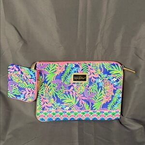 Lilly Pulitzer Vibrant Jungle Print Clutch